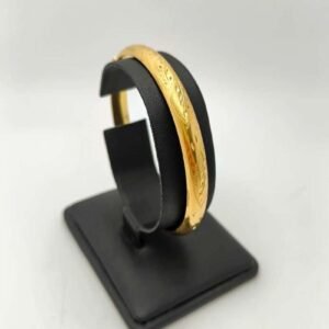 Pulsera Caña Tallada Oro 18kt