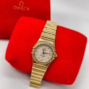 Reloj Omega Constellation señora Oro 18k y Diamant