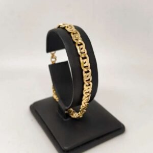 ORO NUEVO 18KT Pulsera italiana plana