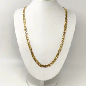 ORO NUEVO 18KT Cadena Infinito Bicolor 50cm largo