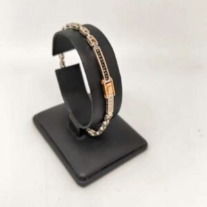Pulsera Zancan Oro Blanco y Rosa 18kt y  diamantes