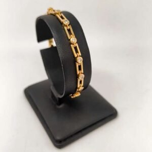 Pulsera Oro 18kt con Diamantes y Certificado