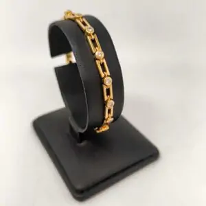 Pulsera Oro 18kt con Diamantes y Certificado