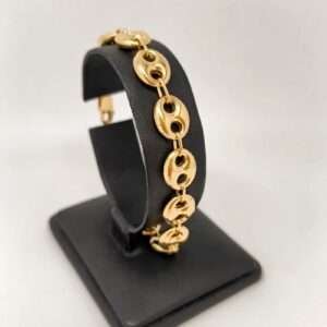 ORO NUEVO 18KT Pulsera eslabón calabrote