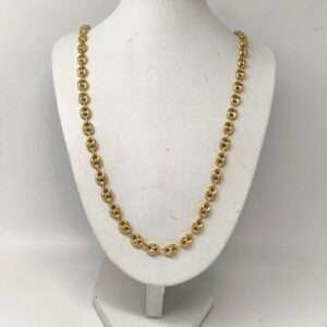 ORO NUEVO 18KT Cadena eslabón calabrote medio 60cm