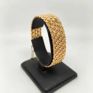 Pulsera Oro 18kt malla semi rigida
